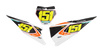 KTM Number Background Decals - Pro Stock
