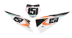 KTM Pro Stock Number Background - SX SXF XC XCF EXC EXCF Models | All Years