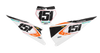 KTM Number Background Decals - Pro Stock