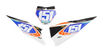 KTM Number Background Decals - Pro Stock