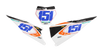 KTM Number Background Decals - Pro Stock