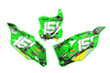 Kawasaki Number Background Decals - Dots