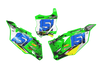 Kawasaki Number Background Decals - Dots