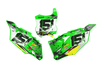 Kawasaki Number Background Decals - Dots