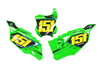 Kawasaki Number Background Decals - Loops
