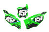 Kawasaki Number Background Decals - Loops