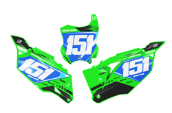 Kawasaki Loops Number Background - KK KXF KDX KLX Models | All Years