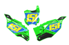 Kawasaki Number Background Decals - Loops