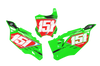 Kawasaki Number Background Decals - Loops