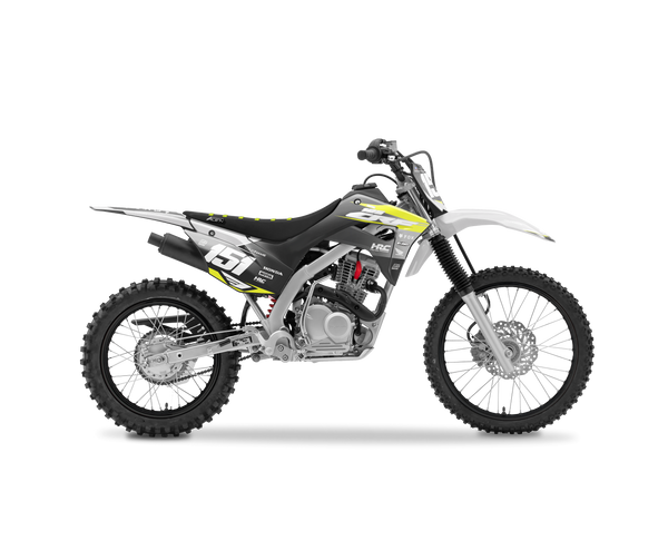 Honda Spider Yellow Graphic Kit - CRF CR XR Models | All Years