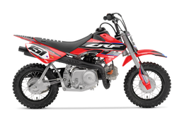 Honda Classic Red Graphic Kit - CRF CR XR Models | All Years