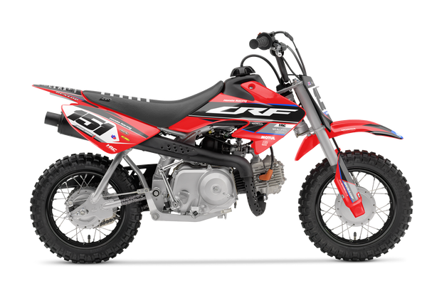 Honda Classic Red Graphic Kit - CRF CR XR Models | All Years