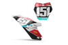 GASGAS Number Background Decals - Kezz