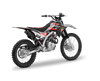 Honda Crf125f Graphic Kit - Fork Red
