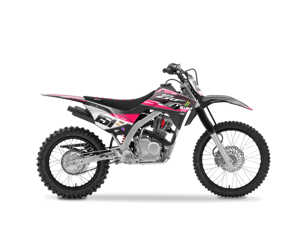 Honda Fork Pink Graphic Kit - CRF CR XR Models | All Years