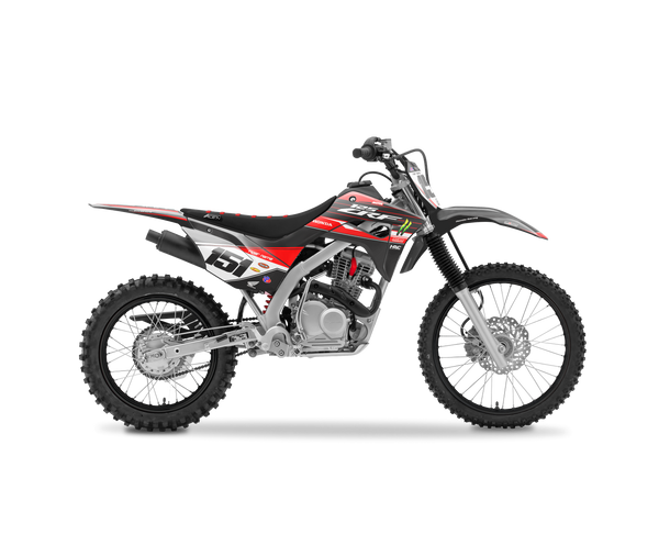 Honda Fork Red Graphic Kit - CRF CR XR Models | All Years