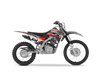 Honda Crf125f Graphic Kit - Fork Red