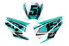 Husqvarna Number Background Decals - Smash