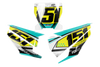 Husqvarna Number Background Decals - Smash
