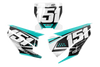 Husqvarna Number Background Decals - Smash