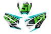 Husqvarna Number Background Decals - Smash