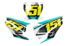 Husqvarna Number Background Decals - Smash