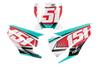 Husqvarna Number Background Decals - Smash
