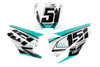 Husqvarna Number Background Decals - Smash