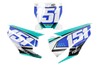 Husqvarna Number Background Decals - Smash