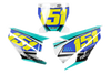Husqvarna Number Background Decals - Smash