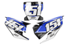 Husqvarna Number Background Decals - Alpha
