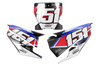 Husqvarna Number Background Decals - Alpha