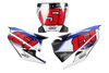 Husqvarna Number Background Decals - Alpha