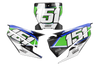 Husqvarna Number Background Decals - Alpha