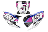 Husqvarna Number Background Decals - Alpha