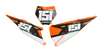KTM Number Background Decals - Active