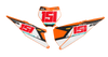 KTM Number Background Decals - Active