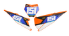KTM Number Background Decals - Active