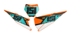 KTM Number Background Decals - Active