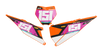 KTM Number Background Decals - Active
