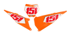 KTM Number Background Decals - Tate