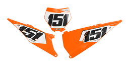 KTM Tate Number Background - SX SXF XC XCF EXC EXCF Models | All Years