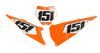 KTM Number Background Decals - Tate