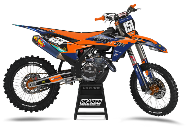 KTM Itm Orange Graphic Kit - SX SXF XC XCF EXC EXCF Models | All Years