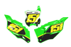 Kawasaki Number Background Decals - Scrub