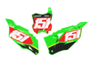 Kawasaki Number Background Decals - Scrub