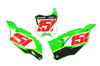 Kawasaki Number Background Decals - Scrub