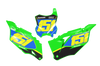 Kawasaki Number Background Decals - Scrub