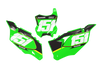 Kawasaki Number Background Decals - Scrub