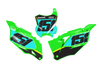 Kawasaki Number Background Decals - Scrub